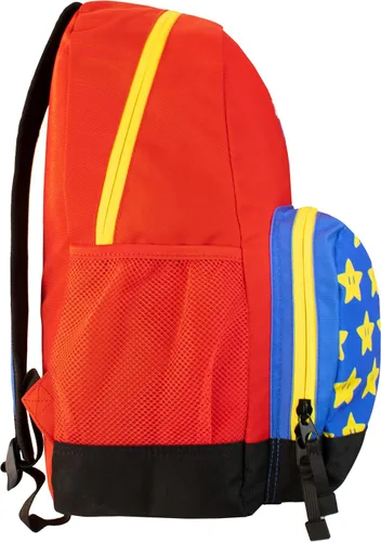Vista 3 de SUPER MARIO BROS - Mochila para niños, color rojo