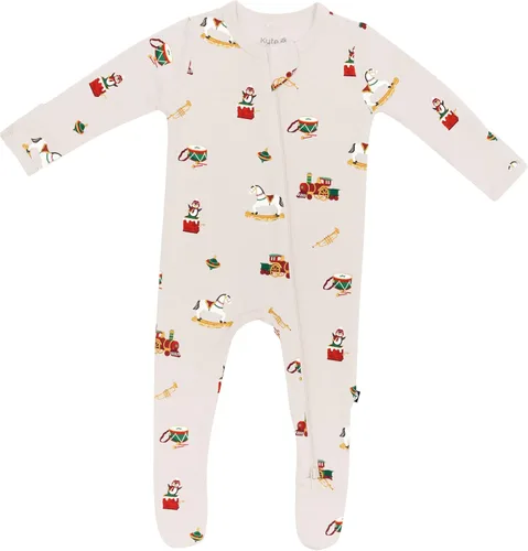 Vista 7 de Kyte Baby - Mameluco unisex con cierre de cremallera, de rayón hecho de bambú, 0-24 meses Barbie Astronauta