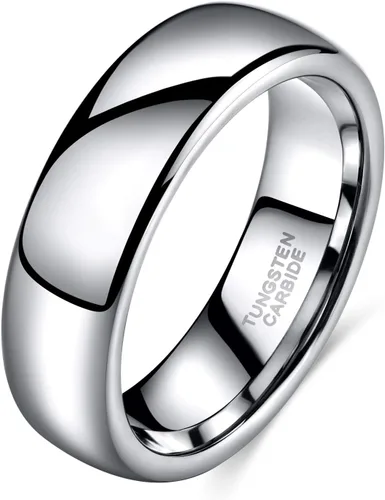 Vista 8 de TRUMIUM 2mm 4mm 6mm 8mm Tungsten Wedding Band Ring for Men Women