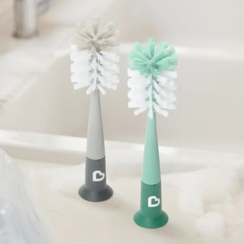 Vista 5 de Munchkin® Bristle™ - Cepillo para botellas, color gris