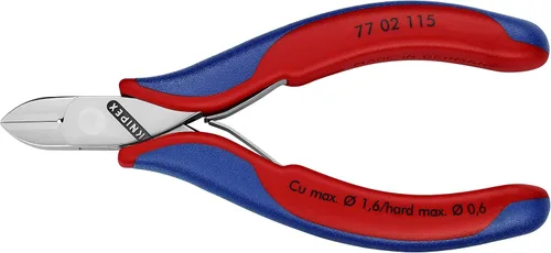 Vista 3 de KNIPEX - 77 02 115 Herramientas - Cortadores diagonales para electrónica, multicomponente (7702115)