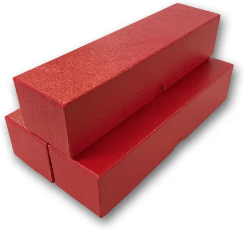 Vista 2 de 3 cajas de almacenamiento rojas de una sola fila para soportes de monedas de 2 x 2 por Generic