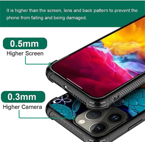 Vista 27 de Funda compatible con iPhone 15, diseño de elefantes africanos, diseño increíble a prueba de golpes, antiarañazos, carcasa trasera de policarbonato