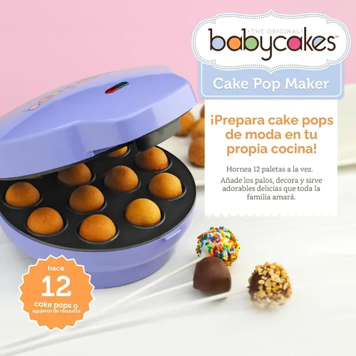 Vista 3 de Máquina para preparar Cake Pop Babycakes, Lila