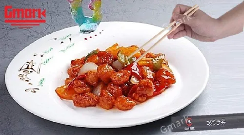 Vista 3 de Gmark GM1038A - Juego de 40 palillos desechables para sushi con mangas estilo japonés de 9 pulgadas