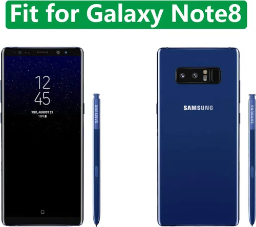 Vista 2 de MODOS LOGICOS Funda para Samsung Galaxy Note 8, [Cartera desmontable Folio] [2 en 1] [Almacenamiento de efectivo con cremallera]