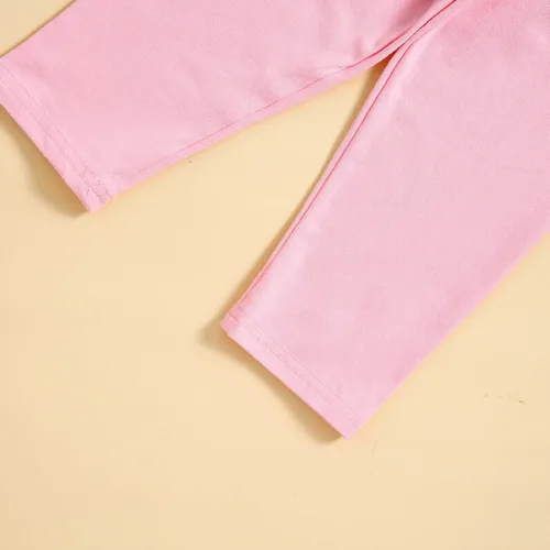 Vista 8 de Aruzig Conjunto de ropa con camisa y pantalones florales para niñas pequeñas
