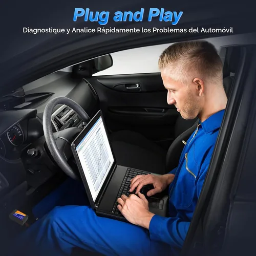 Vista 6 de Escáner Bluetooth OBD2 para iPhone, iOS, Android, Windows, lector de código de coche, herramienta de escaneo de diagnóstico automático mejorado