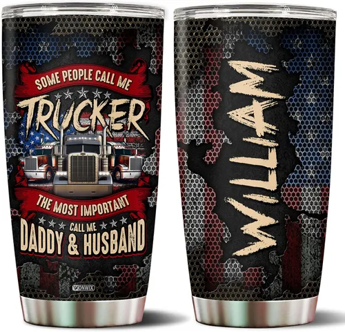 Vista 22 de Regalos de artista para hombres, vasos personalizados de acero inoxidable de 20 onzas, 30 onzas, taza de viaje para café, taza de viaje, regalo