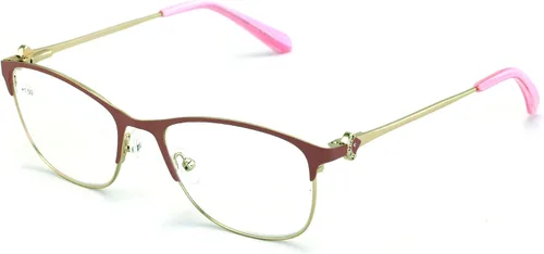 Vista 8 de Gafas de lectura con montura óptica de media montura para mujer, diamantes de imitación, lentes transparentes, lentes de metal, color dorado