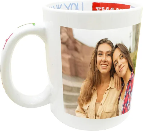 Vista 9 de Taza de café personalizada, regalo personalizado, taza de cerámica con foto, imágenes o texto, novedad de tazas personalizadas, perfecta para rojo