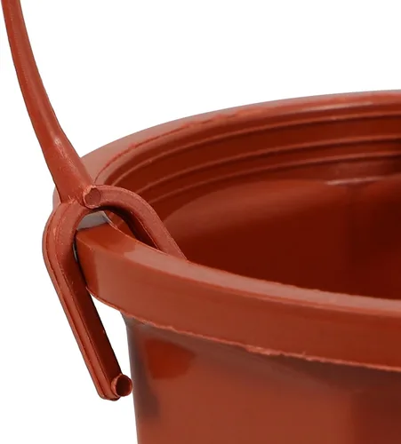 Vista 6 de DOITOOL Macetas colgantes de plástico con gancho para plantas Chlorophytum Octogonal Ventilado Root Plantador para Balcón Jardín Decoración