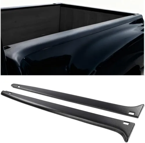Vista 3 de Tapas para rieles de cama compatibles con Chevy Silverado 1999 2000 2001 2002 2003 2004 2005/GMC Sierra 1500 izquierda del conductor y lado derecho