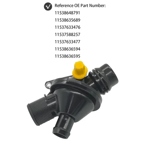Vista 2 de Conjunto de carcasa del termostato del refrigerante del motor con sensores para BMW 228i 320i 328i 428i 528i X1 X3 X4 X5 Z4 N20 2.0L Reemplazar