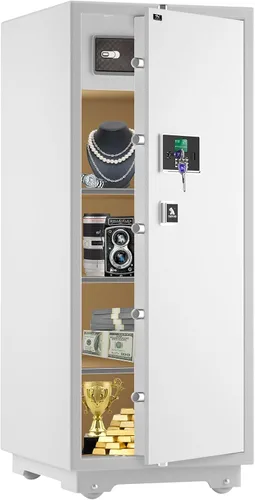 Vista 18 de TIGERKING Caja Fuerte Grande de Servicio Pesado, Caja Fuerte Digital de Seguridad para el Hogar de 3.47 Pies Cúbicos con Cerradura de Combinación