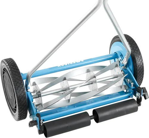 Vista 79 de American Lawn Mower Company 1204-14 Cortacésped de carrete de empuje de 4 hojas de 14 pulgadas, color rojo