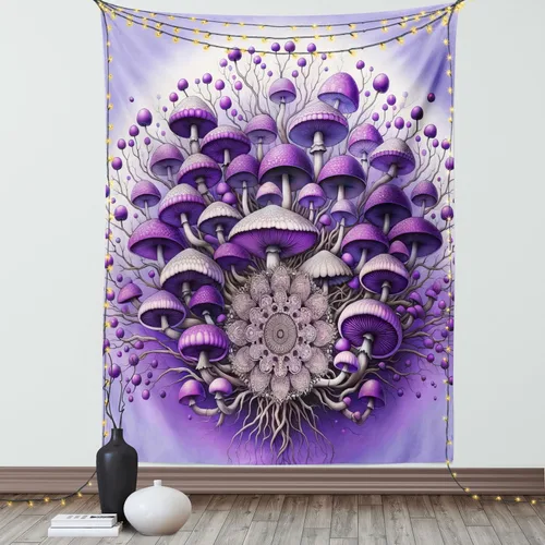 Vista 232 de Ambesonne Tapiz de arte afro, hombre negro fuerte con una corona de trazos impresión de pintura moderna, decoración de tela para colgar en la pared