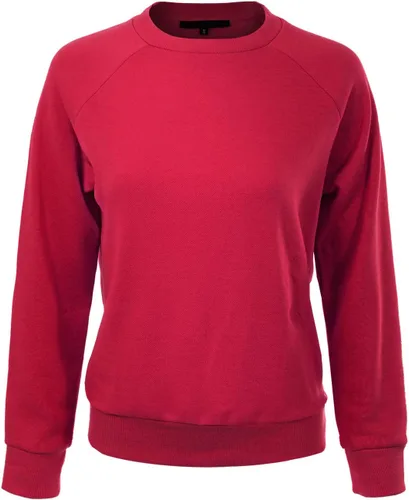 Vista 30 de MixMatchy Sudadera básica suave y cómoda de forro polar con cuello redondo para mujer