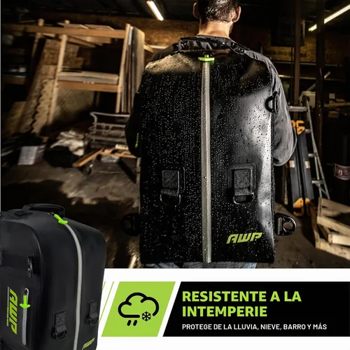 Vista 3 de AWP Mochila impermeable para herramientas, 45L, nailon TPU, protección IPX7