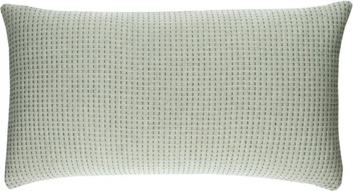 Vista 5 de Pine Cone Hill Pick Stitch Evergreen - Funda de almohada de Matelasse, tamaño estándar, patrón sólido verde