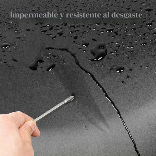 Vista 8 de Funda universal para asiento de motocicleta con elástico, cuero PU transpirable, funda impermeable para asiento para la mayoría de asientos de Negro