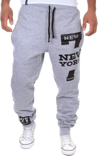 Vista 2 de COTTORY Pantalones de chándal para hombre, estilo casual, holgados, hiphop, danza, pantalones deportivos