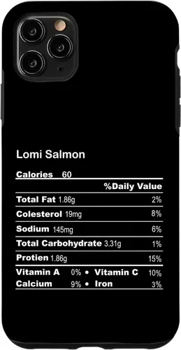 Vista 11 de Funda divertida para iPhone XR Lomi Salmon Acción de Gracias Nutricional