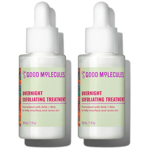 Vista 9 de Good Molecules Tratamiento exfoliante nocturno - Exfoliante facial con fórmula ligera AHA y BHA - Minimizador de poros, cuidado facial de la piel