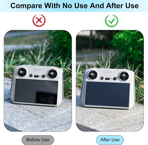 Vista 3 de Skyreat Protector de pantalla mate antirreflejos para DJI Mini 5 Pro/Mini 4 Pro/Mini 3 / Air 3s Drone Accesorios con mando a distancia DJI RC/RC 2