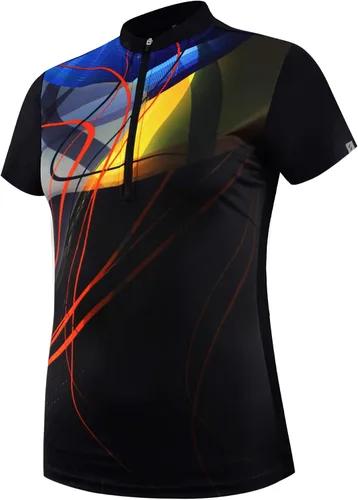 Vista 4 de SAVALINO Camiseta estampada con sublimación para mujer material que absorbe el sudor y se seca rápidamente talla S-5XL