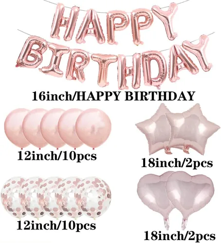 Vista 3 de Globo autoinflable del número 9 de 40 pulgadas, color oro rosa, 9º cumpleaños Globos de látex para decoración de 9º cumpleaños para mujeres
