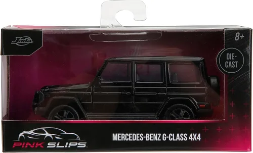 Vista 7 de Jada Pink Slips 1:32 W1 Mercedes Benz Clase G 4x4 Coche fundido a presión, juguetes para niños y adultos (negro)