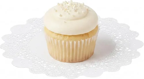 Vista 32 de Restaurantware Pastry Tek Blondas de Encaje de 4 x 4 Pulgadas 100 Vajilla Decorativa - Blondas de Mesa Desechables Redondas de Papel Negro