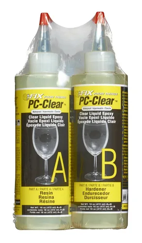 Vista 8 de Adhesivo líquido con resina epoxi PC-Clear de la marca PC Products, transparente, Transparente, 1