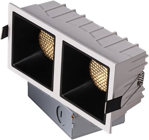 Vista 8 de Aisilan - Iluminación empotrable cuadrada, regulable de 7 W, 3 pulgadas, luces LED empotrables con caja de conexiones, luz LED descendente