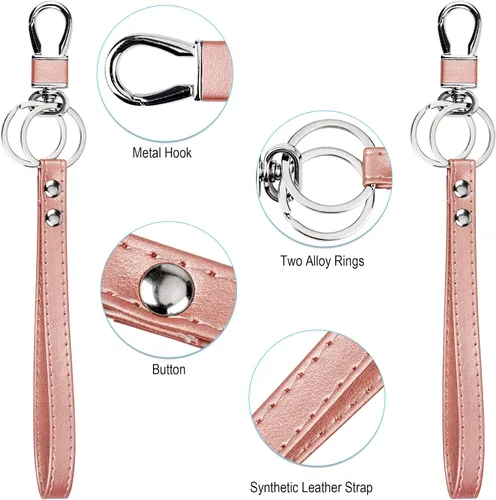 Vista 4 de Llavero para mujer - Llavero con anillos de metal de aleación desmontable