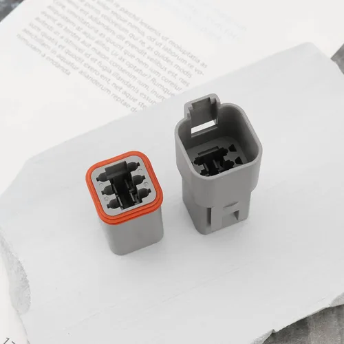 Vista 5 de ECSiNG Kit de conector eléctrico impermeable de 6 pines DT04-6P DT06-6S compatible con Deutsch compatible con enchufe sellado automotriz de la serie