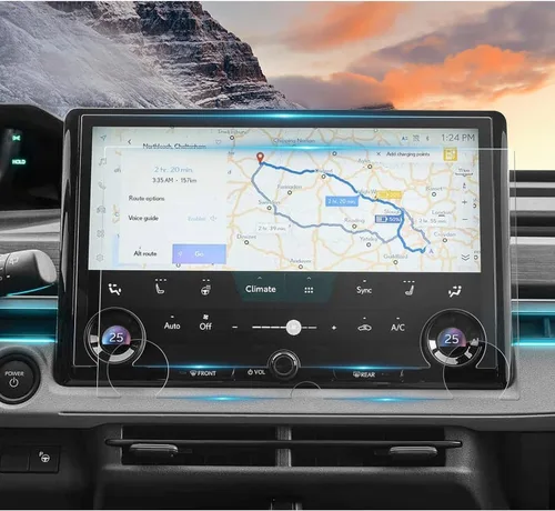 Vista 30 de YEE PIN Protector de pantalla para 2014-2019 4Runner Entune 6.1 pulgadas/2013 BRZ, protector de pantalla táctil de cristal templado para navegación
