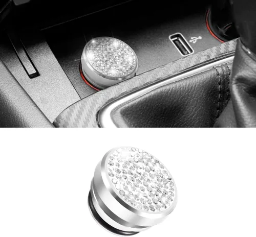 Vista 10 de Cubierta para Encendedor de Cigarrillos de Coche con Brillo, Cubierta para Encendedor de Cigarrillos a Prueba de Polvo para Coche Universal
