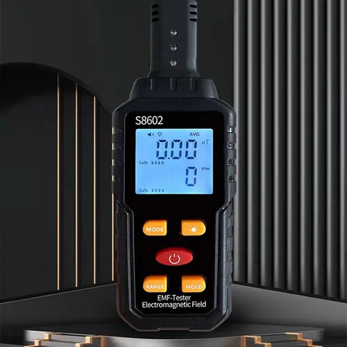 Vista 3 de Radiómetro Geigers Contador Detector de radiación nuclear Pantalla LCD Profesión Beta Gamma Rayos X Monitor portátil de radiación portátil