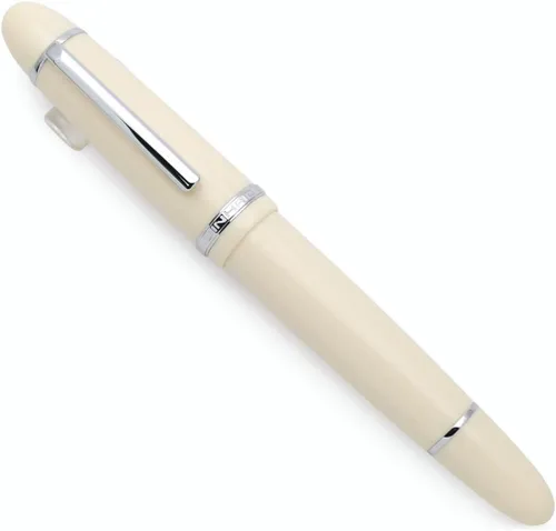 Vista 20 de Pluma estilográfica Jinhao X159 (Plumín EF 0.38mm, verde aguacate con clip dorado)