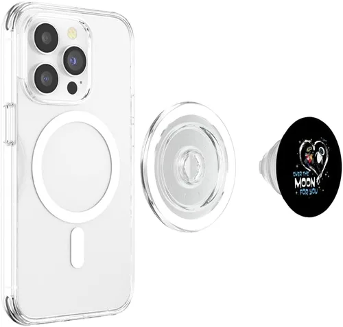 Vista 4 de Wall-E - Over The Moon For You PopSockets MagSafe PopGrip para iPhone