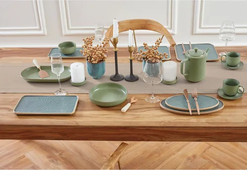 Vista 3 de Solino Home Camino de mesa de lino natural de 72 pulgadas de largo, 100% lino puro con vainica, peso medio, 14 x 72 pulgadas para cómoda, comedor