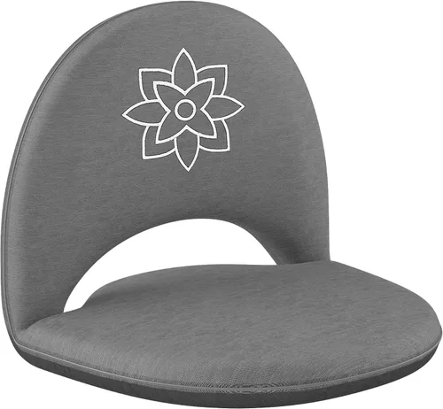 Vista 8 de Silla de meditación Mindful Modern Silla de piso ajustable con soporte de espalda Asiento de piso acolchado para soporte de postura y comodidad