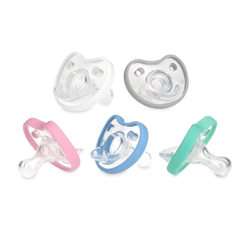 Vista 10 de Dr. Talbot's Soft-Flex - Chupetes de ortodoncia de 0 a 6 meses, azul/gris, 2 unidades (paquete de 1)