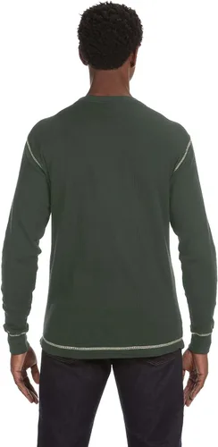 Vista 2 de J. America J8238 - Camiseta térmica de manga larga para hombre