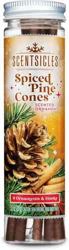 Vista 14 de Scentsicles - Varillas aromáticas de adorno de otoño y manzanas, 1 botella (6 varillas en total)