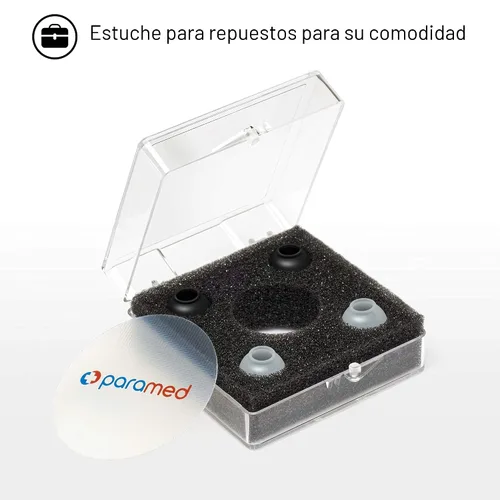 Vista 4 de Paramed Estetoscopio – Doble cabeza clásica – para médicos, enfermeras, estudiantes de medicina, pediátrica profesional, médica, cardiología, uso