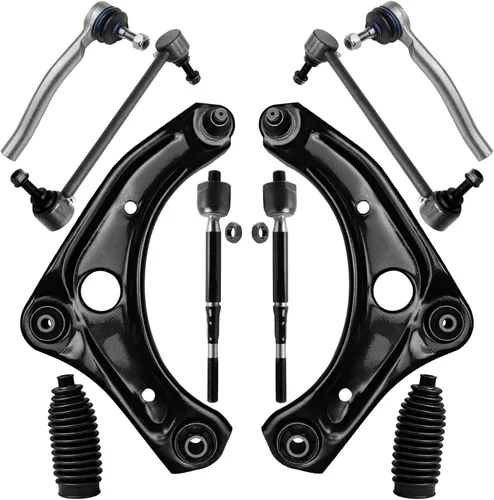 Vista 484 de Detroit Axle - Kit de suspensión frontal de 10 piezas para Dodge Avenger 2008-2014, Chrysler Sebring 2007-2010, 2 brazos de control inferiores, 2