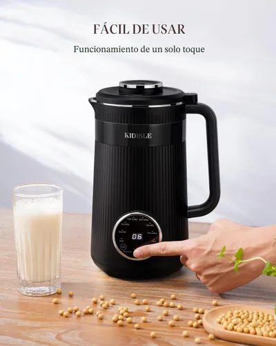 Vista 6 de KIDISLE Máquina Automática de 32oz para Leche de Soja Casera de Almendra, Avena, Coco, Soja, Leches a Base de Plantas y Bebidas Sin Lácteos